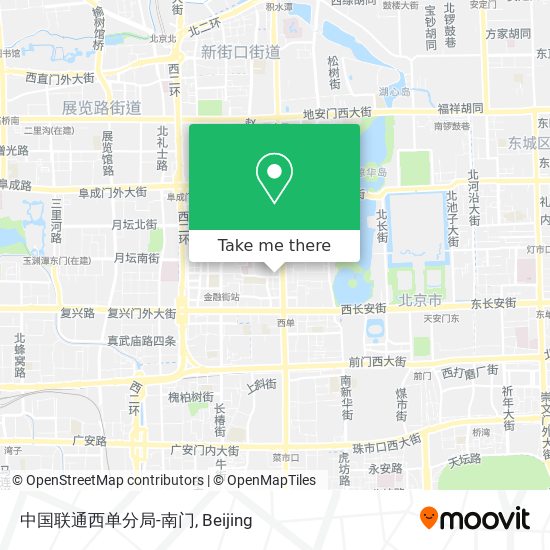 中国联通西单分局-南门 map