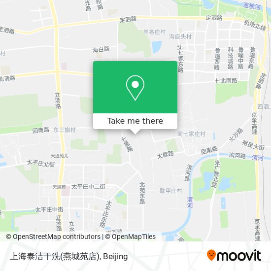 上海泰洁干洗(燕城苑店) map