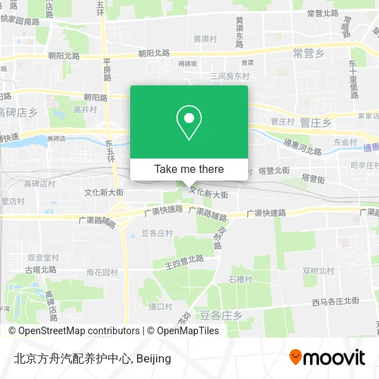 北京方舟汽配养护中心 map