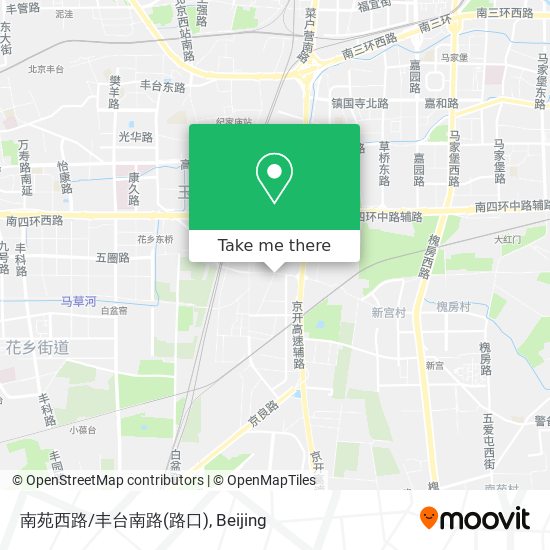 南苑西路/丰台南路(路口) map