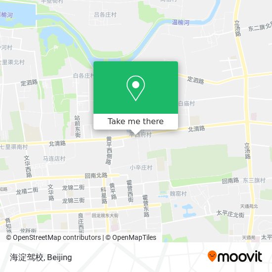 海淀驾校 map