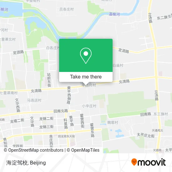 海淀驾校 map