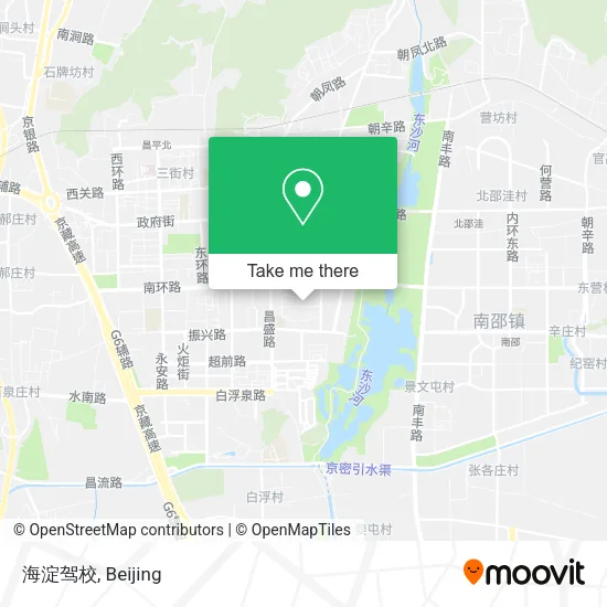 海淀驾校 map