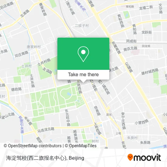 海淀驾校(西二旗报名中心) map
