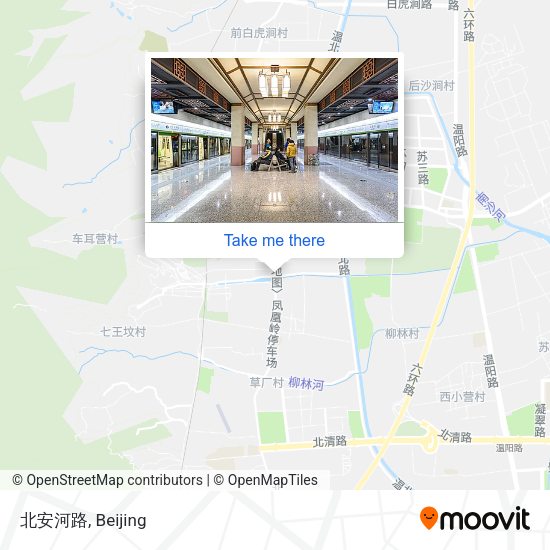 北安河路 map