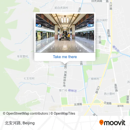 北安河路 map