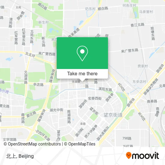北上 map