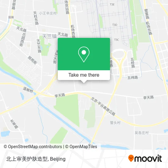 北上审美护肤造型 map