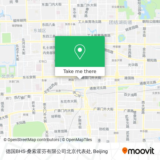 德国BHS-桑索霍芬有限公司北京代表处 map