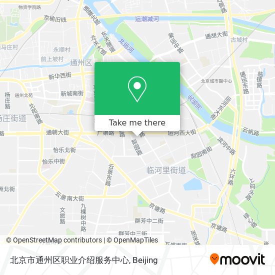 北京市通州区职业介绍服务中心 map