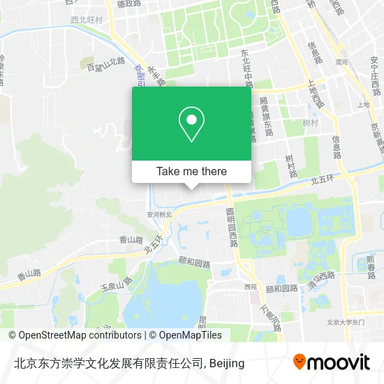 北京东方崇学文化发展有限责任公司 map