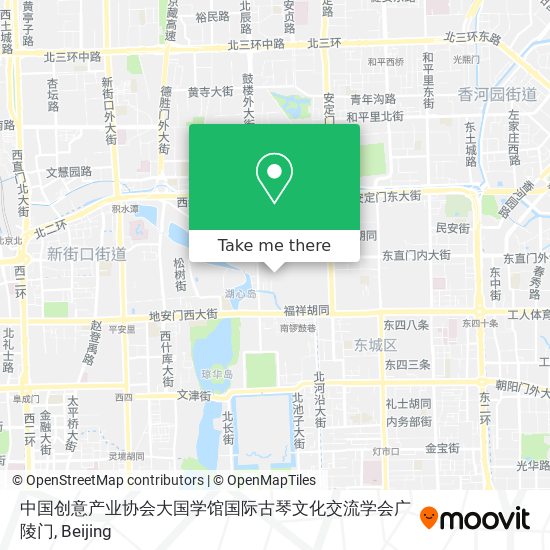 中国创意产业协会大国学馆国际古琴文化交流学会广陵门 map