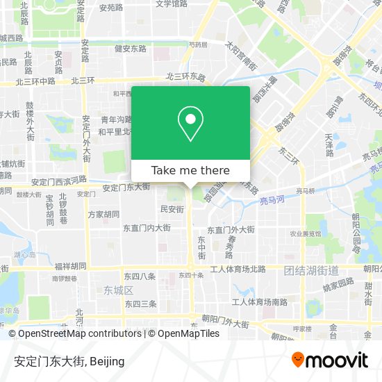 安定门东大街 map
