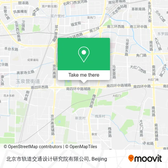 北京市轨道交通设计研究院有限公司 map