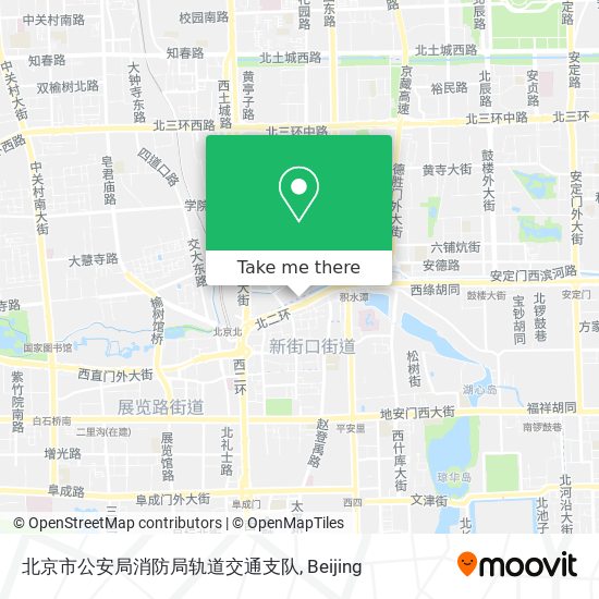 北京市公安局消防局轨道交通支队 map
