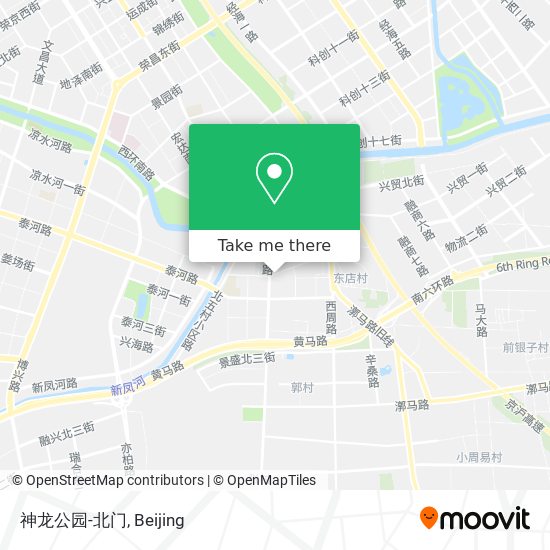 神龙公园-北门 map
