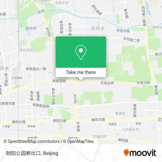 朝阳公园桥出口 map