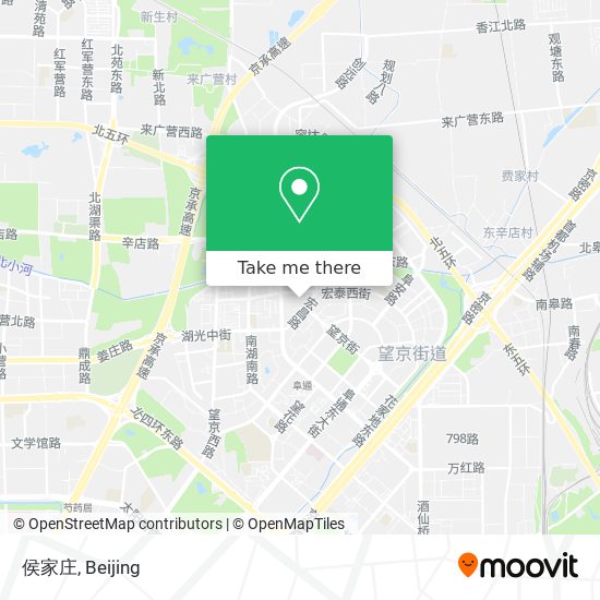 侯家庄 map