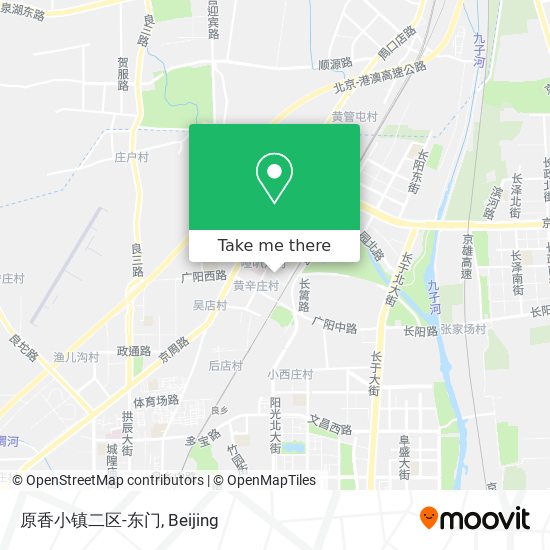 原香小镇二区-东门 map