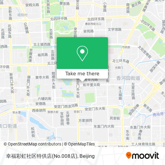 幸福彩虹社区特供店(No.008店) map