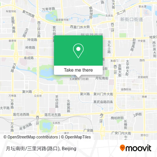 月坛南街/三里河路(路口) map