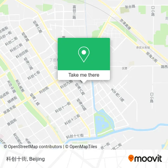科创十街 map