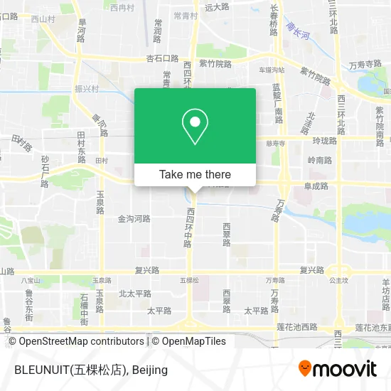 BLEUNUIT(五棵松店) map