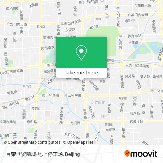 百荣世贸商城-地上停车场 map