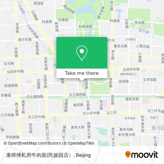 康师傅私房牛肉面 map