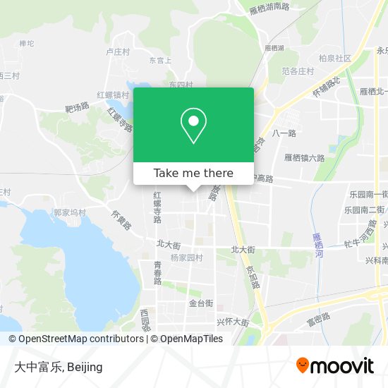 大中富乐 map