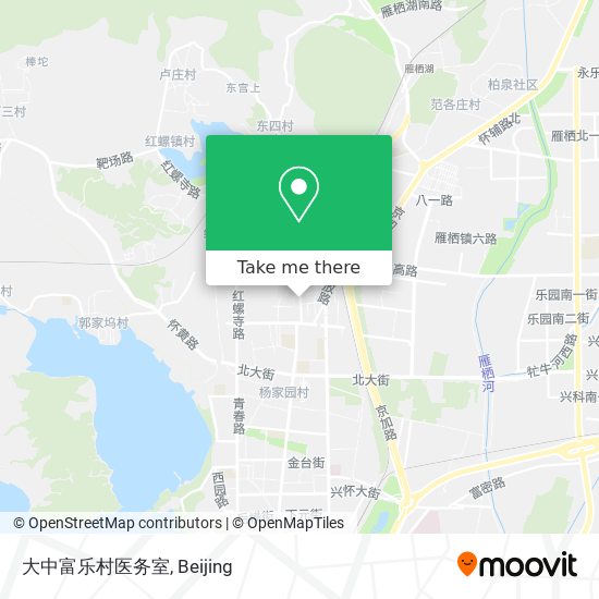 大中富乐村医务室 map