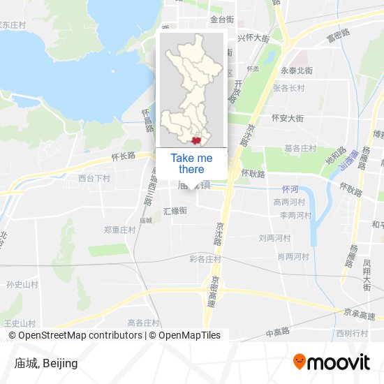 庙城 map