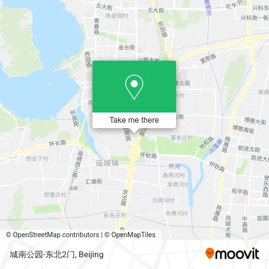 城南公园-东北2门 map