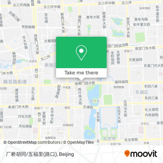 厂桥胡同/五福里(路口) map