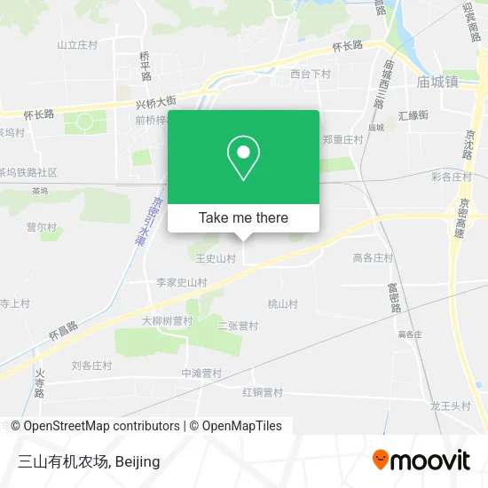 三山有机农场 map