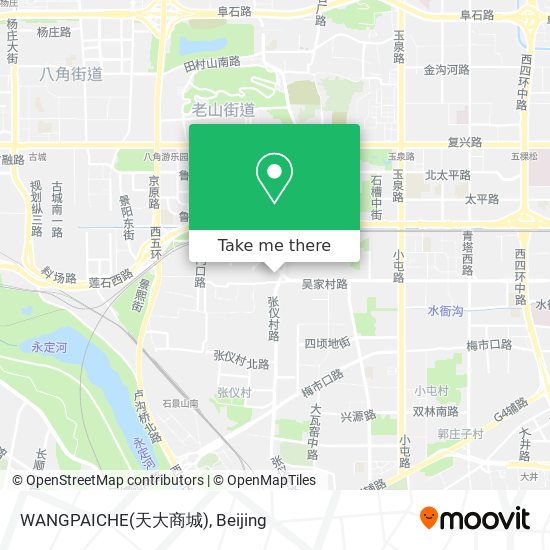 WANGPAICHE(天大商城) map