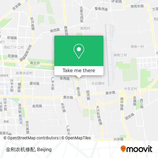 金刚农机修配 map