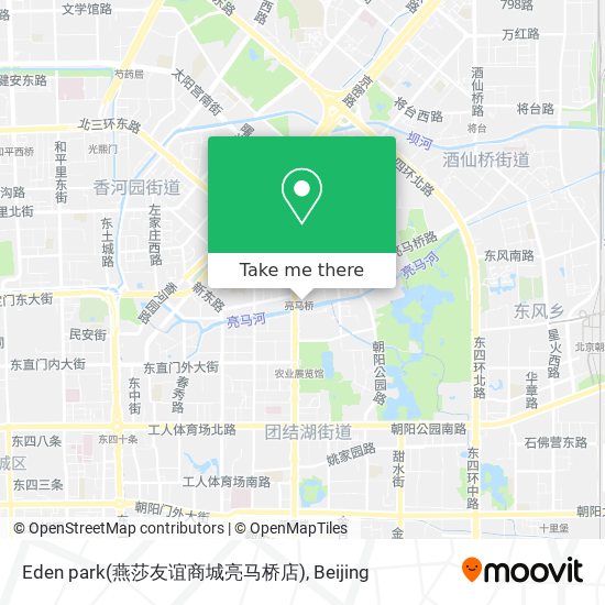 Eden park(燕莎友谊商城亮马桥店) map