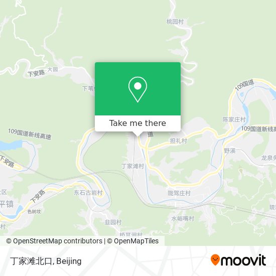 丁家滩北口 map