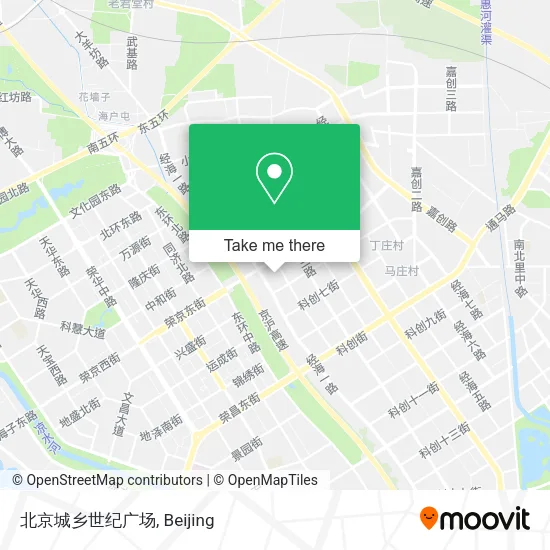 北京城乡世纪广场 map