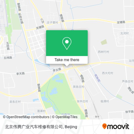 北京伟腾广业汽车维修有限公司 map