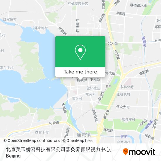 北京美玉娇容科技有限公司蒸灸养颜眼视力中心 map