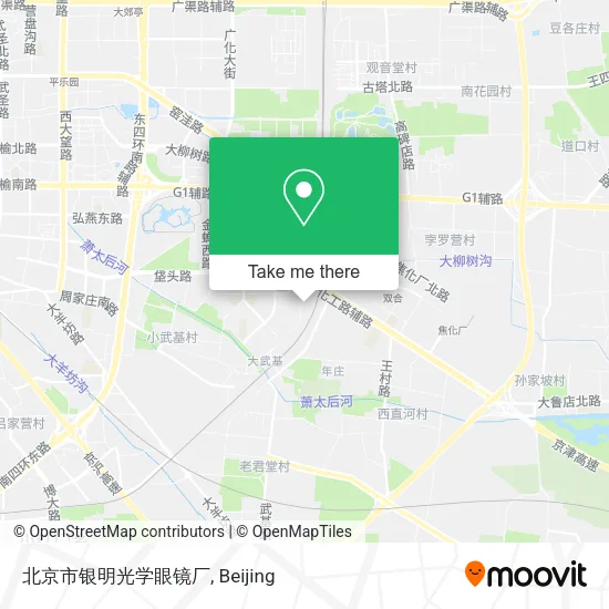 北京市银明光学眼镜厂 map