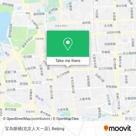 宝岛眼镜(北京人大一店) map