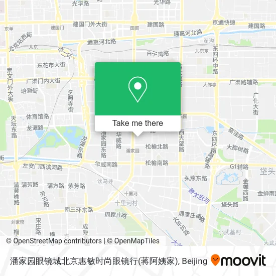 潘家园眼镜城北京惠敏时尚眼镜行(蒋阿姨家) map