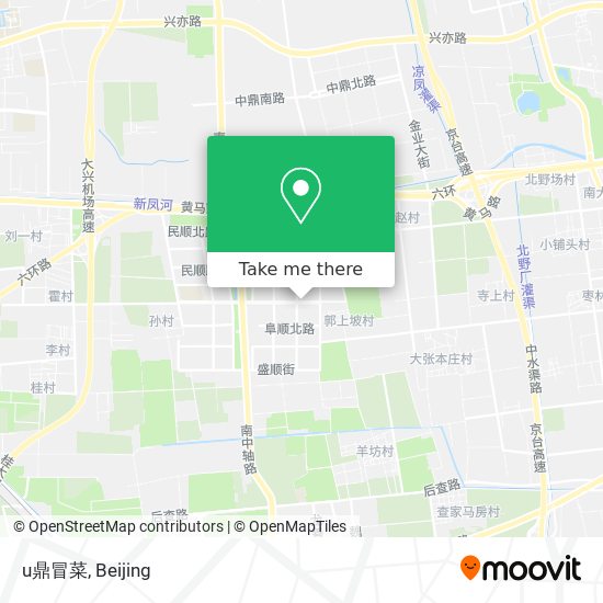 u鼎冒菜 map