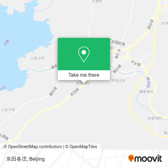 东田各庄 map