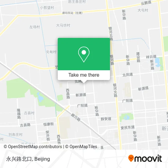 永兴路北口 map
