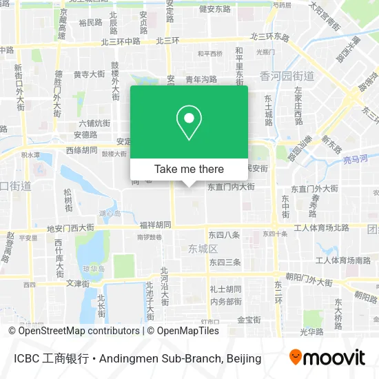 ICBC 工商银行 • Andingmen Sub-Branch map