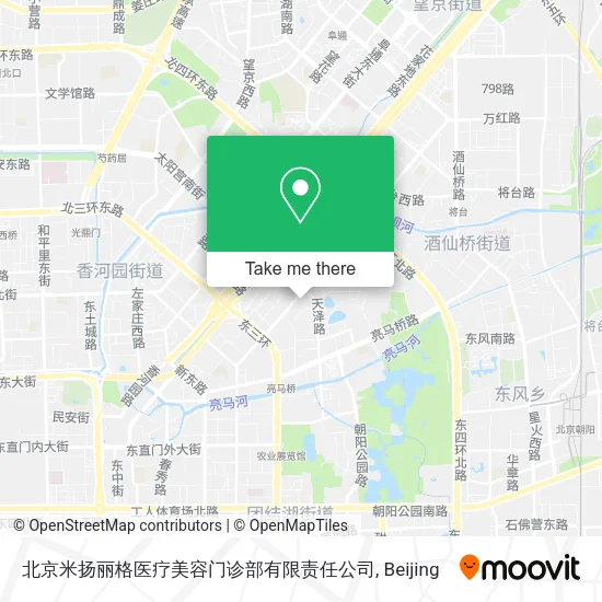 北京米扬丽格医疗美容门诊部有限责任公司 map